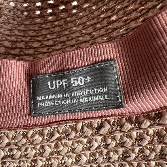 Eric Javits New York Mita Squishee Dusty Pink Woven Bucket Hat Packable UPF 50+ - Picture 11 of 12